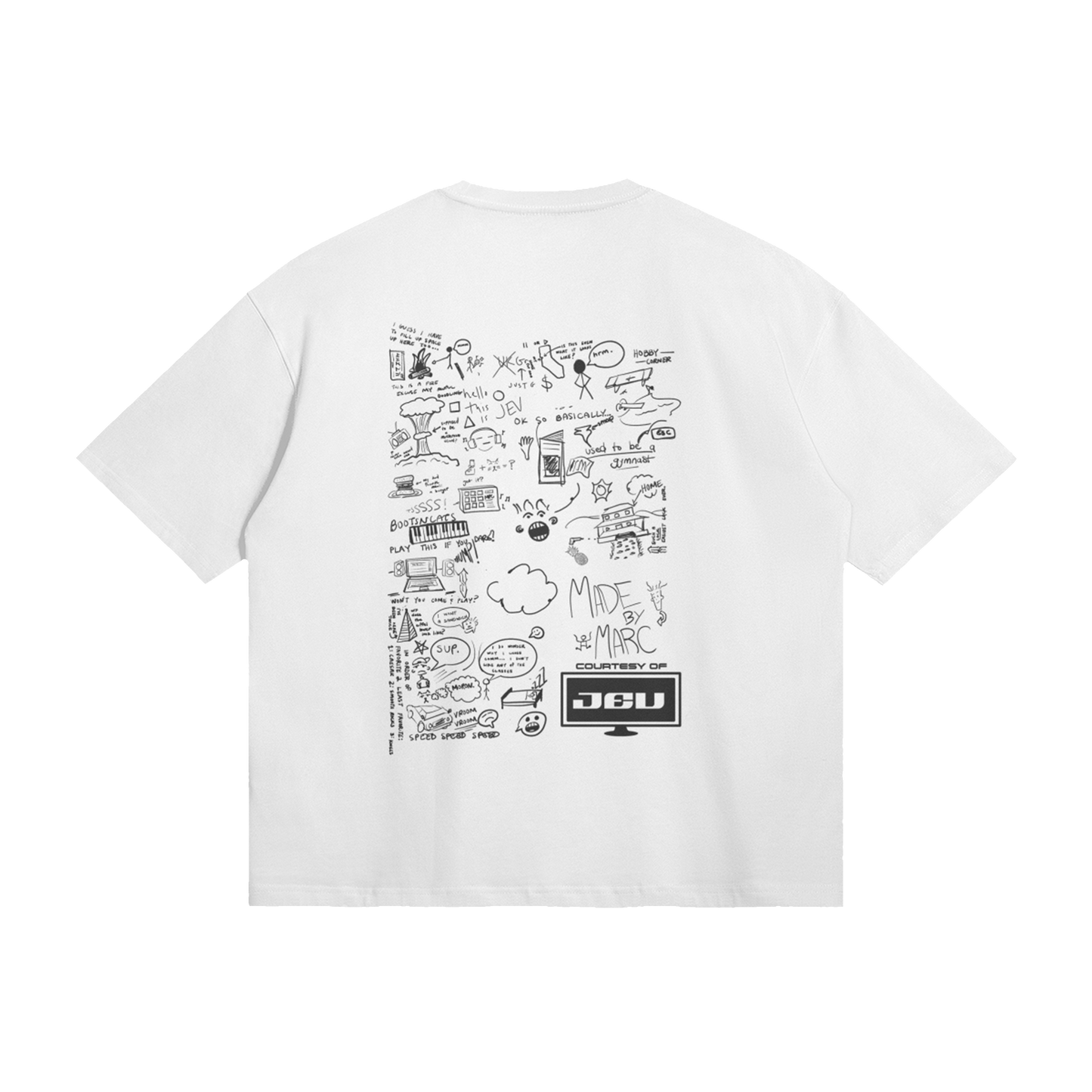 T2M WHITE TEE